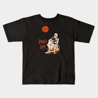 skeleton summer Kids T-Shirt